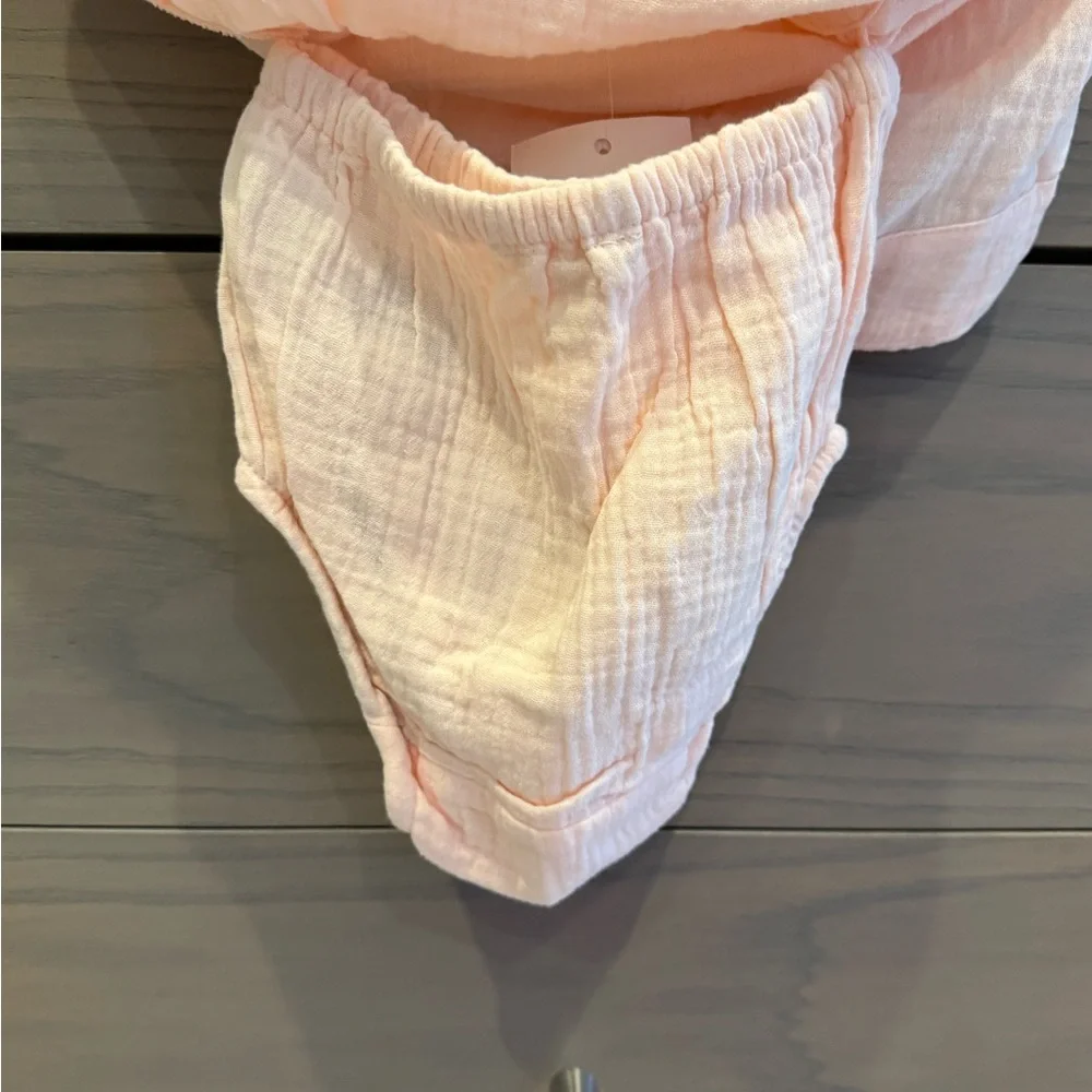 Baby Gap Girl’s Organic Cotton Gauze Tank Dress w Bloomers - 12-18 Months - Picture 6 of 9